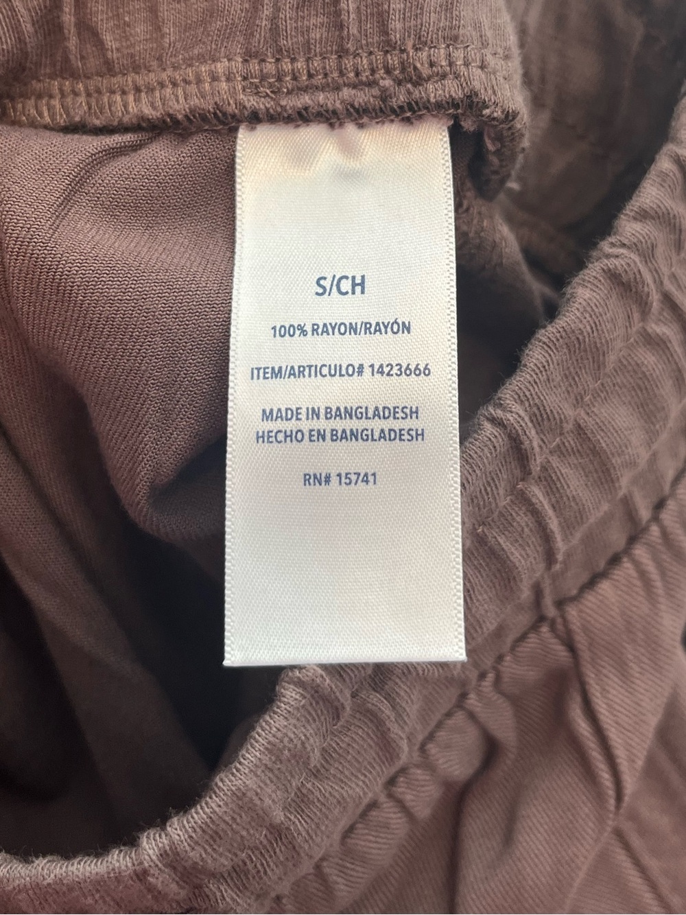 NWT Splendid Women’s Brown Elastic Drawstring Joggers - Picture 9 of 10